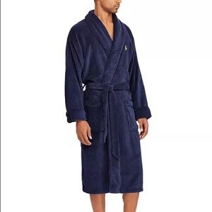Ralph Lauren Men's Cotton Velour Robe L/ XL - NEW